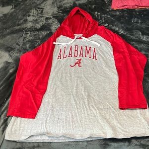 Alabama crimson tide plus size hoodie. 2X
